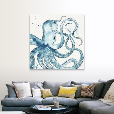 " Deep Sea VIII Teal " by Anne Tavoletti Painting Print