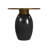 Shelia Black Enamel Side Table