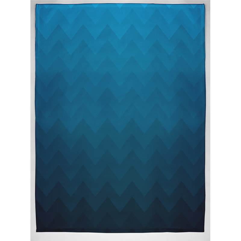 Dorothea Plain Weave / Muslin Throw Blanket, Teal