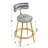 Chuna Velvet Counter Stool Set-1994830057