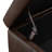 Demingo 41" Upholstered Contemporary Rectangular Storage Ottoman with Safety Hinge, Brown-1223927403