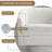 Swivel Accent Chair, Fabric Barrel Chair for Living Room,Upholstered Modern Barrel-Curved Arm, Linen-408273904