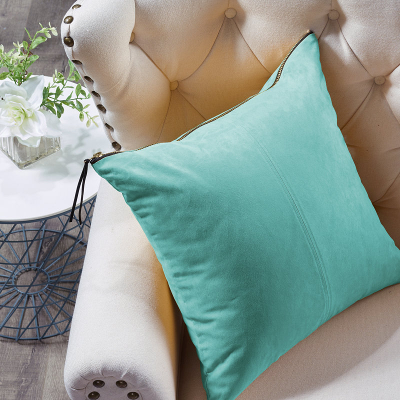 Square Pillow Cover, Baltic Blue