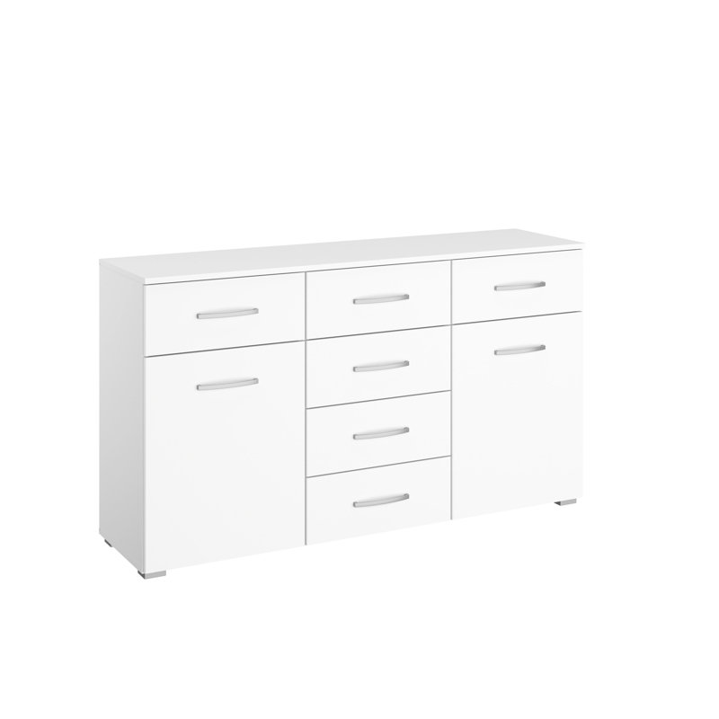Aditio 6 Drawer Combi Chest, White