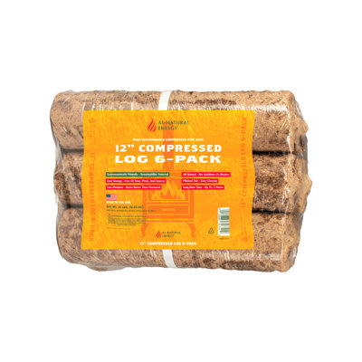 Kiln Dried Compressed Fire Logs (6pk)