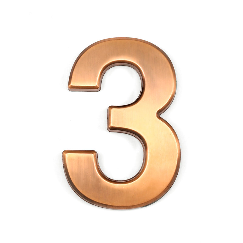 Lettrage 3d numéro 3