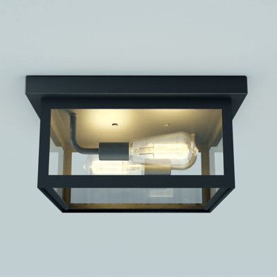 Plafonnier d'extérieur 2 lumières