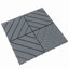 Carreaux de terrasse en plastique emboîtables, paquet de 44 tuiles de patio, 12 po x 12 po carré imperméable pour l'extérieur, utilisation de tous les temps, tuiles de patio pour la terrasse du balcon de la piscine-130196282