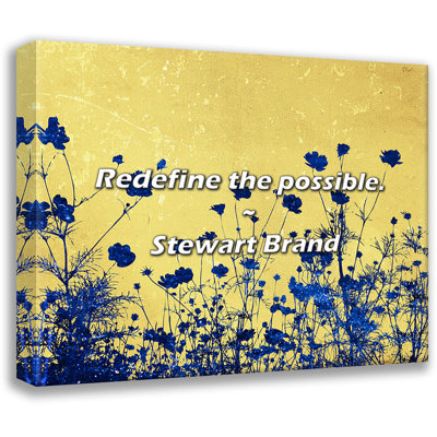Stewart Brand Quote Redefine the possible