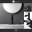 Robinet de lavabo de salle de bain à poignée simple avec drain Sozu Collection - noir mat-70095436