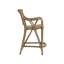 Tabouret de comptoir en rotin Blues-36576160
