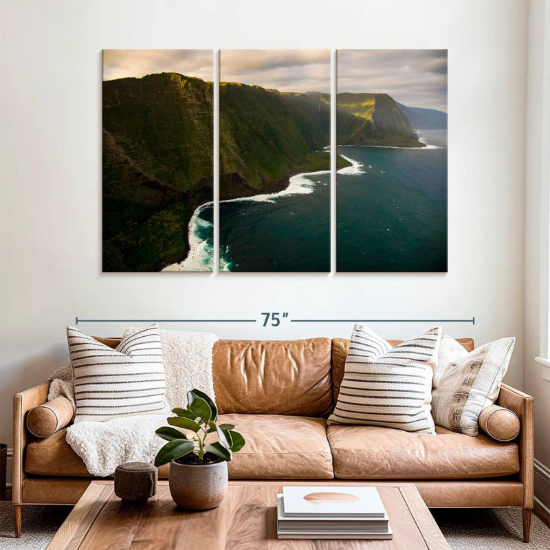 Gillard Molokai Coast Hawaii, 48" H x 74" W