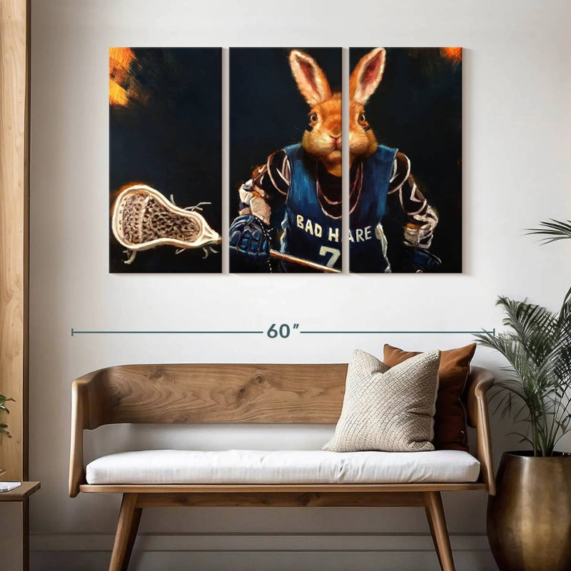Brampt Game Face, 32" H x 50" W