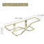 2 Piece Metal Floating Shelf