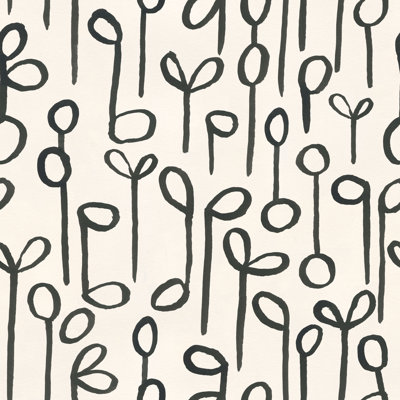 Seedlings 33' L x 20.5" W Wallpaper Roll