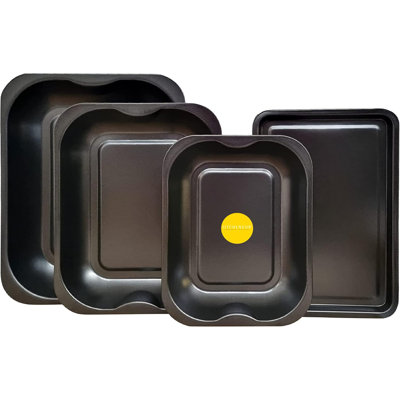 KITCHENEUR 4 Piece Non-Stick Aluminium Bakeware Set