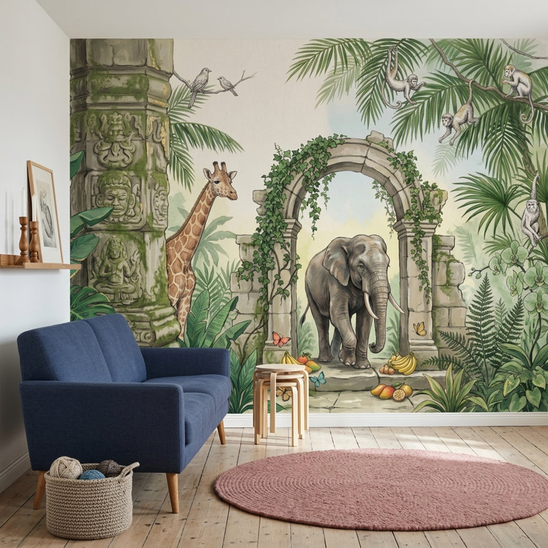 Murale Walls, 100 po x 96 po, Non tissé