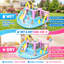 Jeu gonflable pour enfants 9,2 x 8,2 pi 10 en 1 avec glissade, pataugeoire, mur d'escalade, panier de basketball et ventilateur Adam