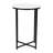 Hampstead Collection End Table - Modern Laminate Accent Table with Crisscross Frame-850828329-850828343
