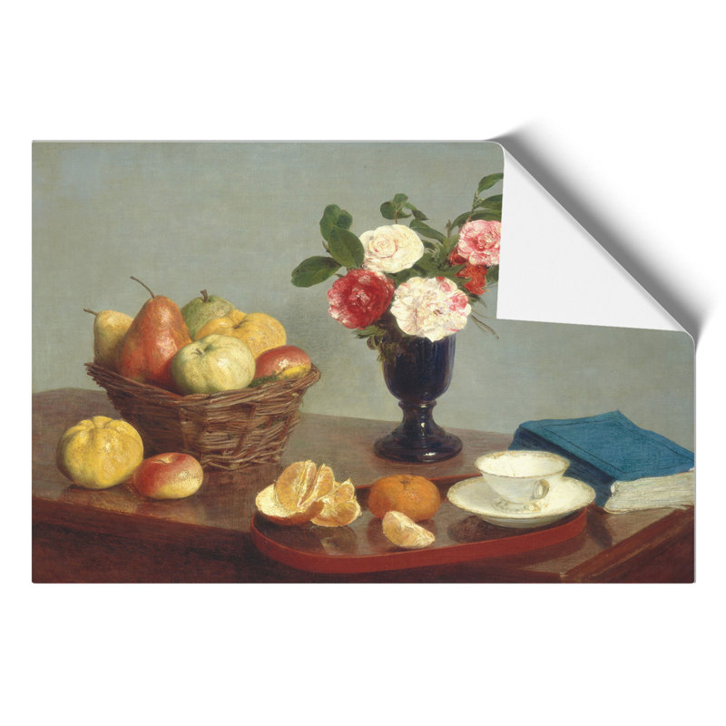 Still Life Fruit With Flowers Vol.9 - No Frame Print, 42cm H x 59cm W x 0.1cm D
