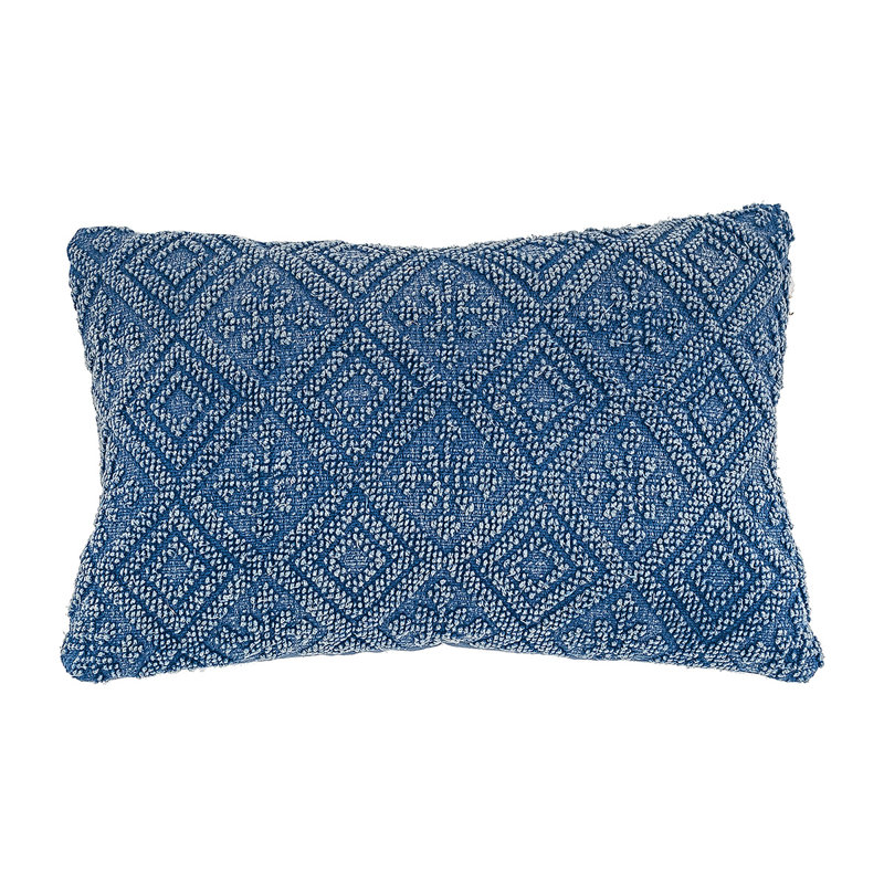 Ines Stonedwashed Lumbar Pillow, Ink