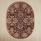 Arden Handmade Wool Burgundy Rug