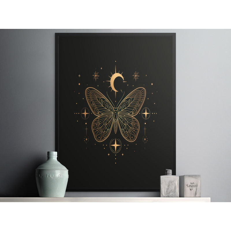 Mehar 1 Piece Floater Frame Wall Art, 11x14