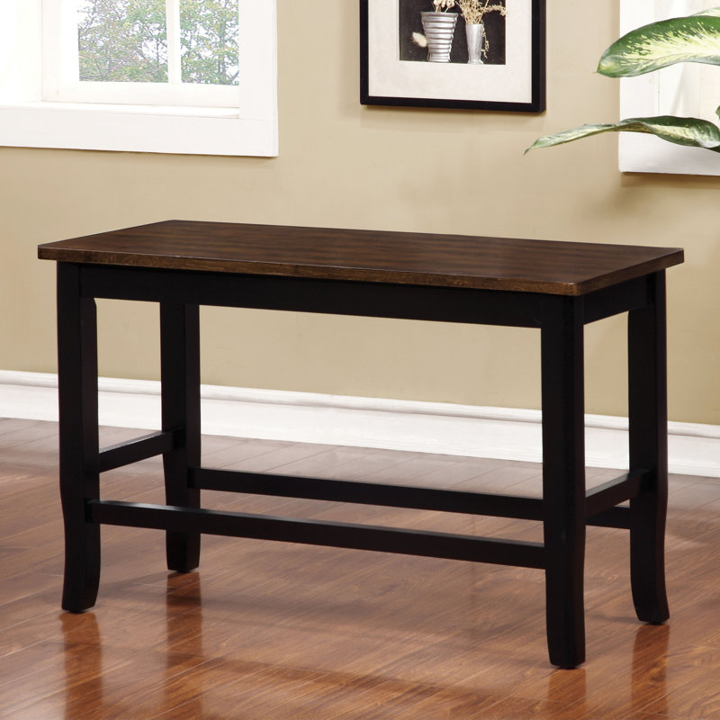 Marilou Upholstered Bench, Black