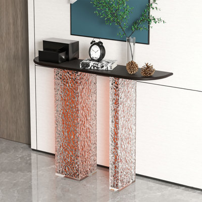 Modern minimalist acrylic console table