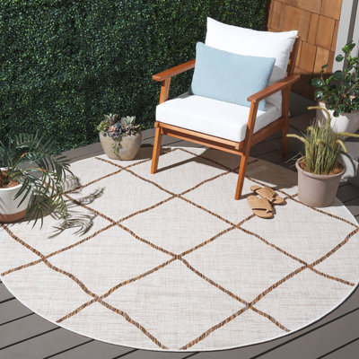 Capra Performance Geometric Indoor/Outdoor Area Rug