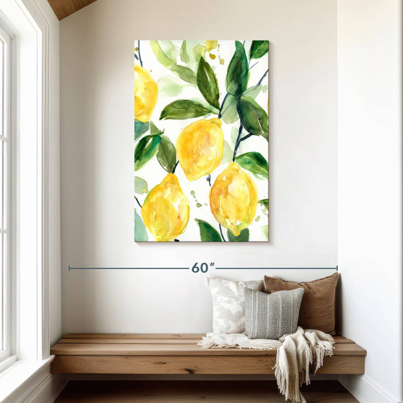 Yarlin Lemony Branch II, 45" H x 30" W
