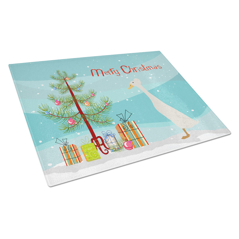 Planche à découper en verre trempé pour balise de noël en verre trempé caroline