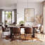 with Steel Base Dining Table