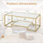Euramo Frame Coffee Table with Storage