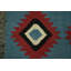 Tapis de couloir oriental bleu Kilim