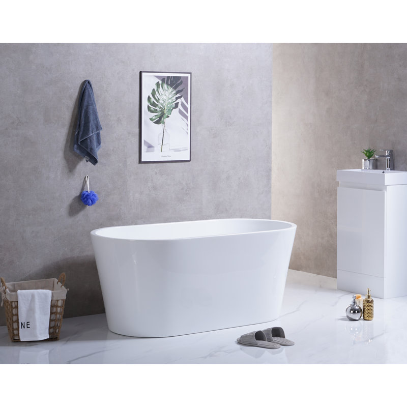 59'' x 29.5'' Freestanding Soaking Bathtub