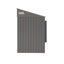 Remise de rangement bicolore en option Campcraft, porte à charnière simple avec toit incliné, conception structurelle solide, bonne ventilation, surface avec film de protection et convenant à divers cas de figure-126529014