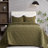 Microfiber Geometric Bedding Reversible Soft Quilt-1523415983-1523415969