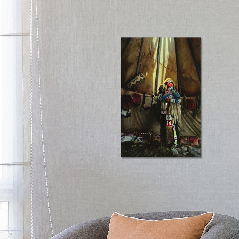 His Eminence by David Edward Kucera - Wrapped Canvas Painting, 66.04 cm H x 45.72 cm W x 3.175 cm D