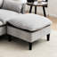 Combinaison convertible en L avec repose-pieds et canapé de rangement-1538928701