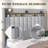 Bed Frame with Storage Drawers Pockets and Galaxy Star Projector Upholstered Wingback Headboard-1992529689-1992529693