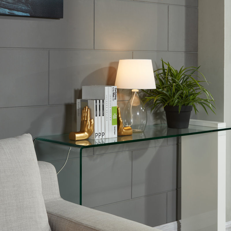 Modern & Contemporary Resin Non-Skid Bookends, Gold