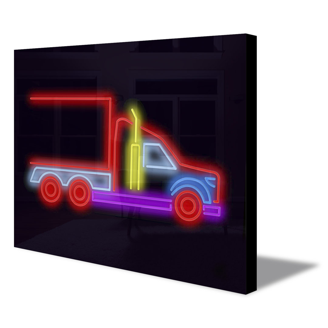 Truck LED Neon Sign Wall Décor