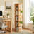 5 Tier Solid Wood Rotating Bookcase