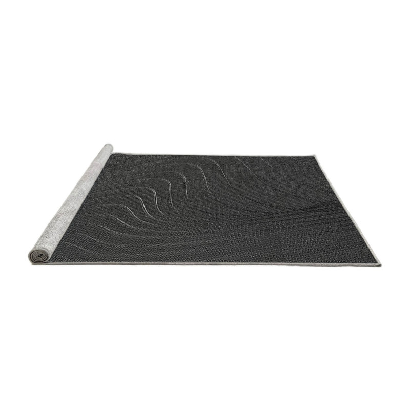 Abstract Indoor Rug, Round 8'