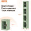 Boîte de rangement pliante empilable à 4 niveaux Aarn, tiroirs de rangement empilables sur roulettes, armoire de plancher de salle de bain avec portes-313048153