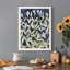 «Indigo Blooming Night I», peinture sur toile encadrée-106082263-106082265