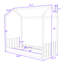 Lit plateforme à baldaquin capitonné Bussell-271653660-271653661