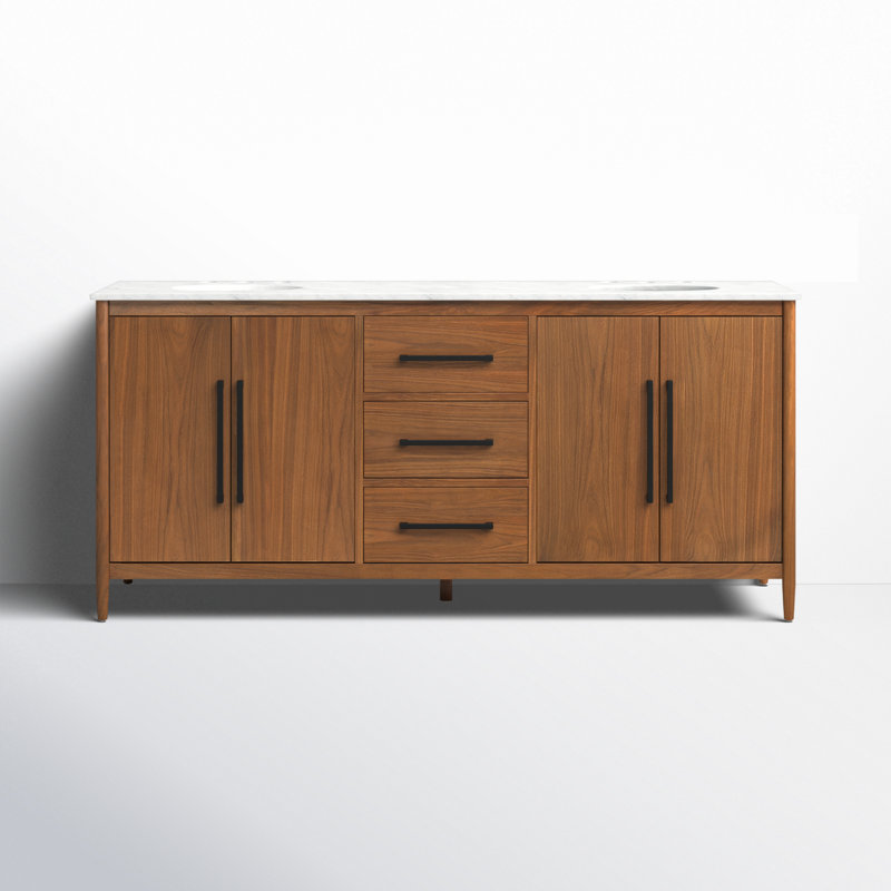 Walling 72'' Double Bathroom Vanity