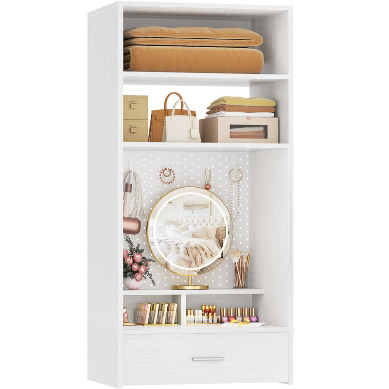 24.4'' Closet System, White